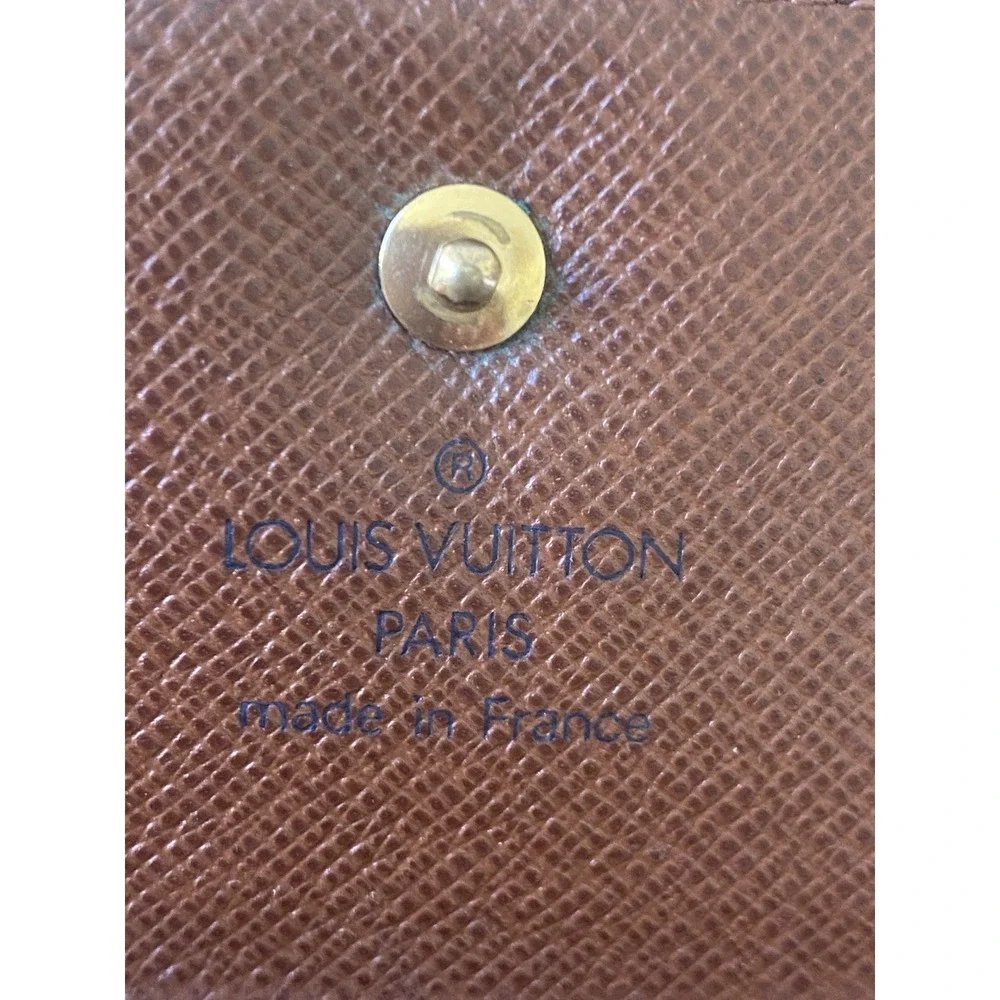Louis Vuitton Monogram Elise Double Snap Wallet Trifold French Wallet VTG Rehab‎